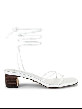 Raye Talia White Strappy Sandals - 8